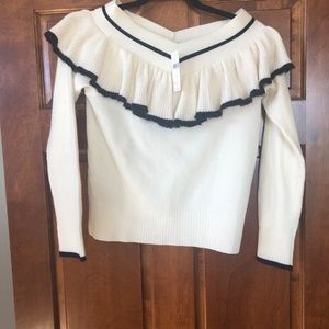 New with tags off the shoulder sweater